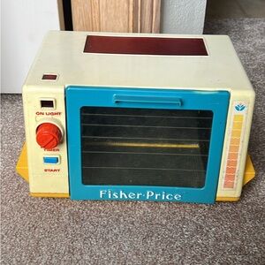 Vintage Fisher-Price Fun Glow Toaster Oven microwave toy
